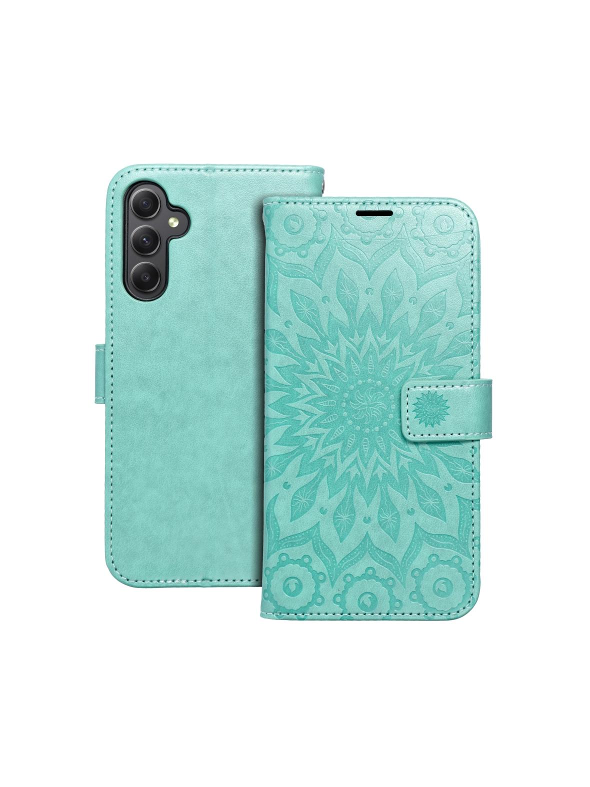Kabura MEZZO Book do SAMSUNG A34 5G mandala zielony