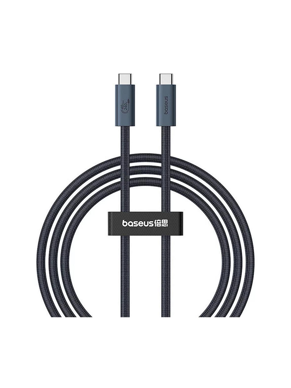 Kabel USB C do USB C Baseus PD3.1 240W  8K 60Hz 1 m CB000068 czarny