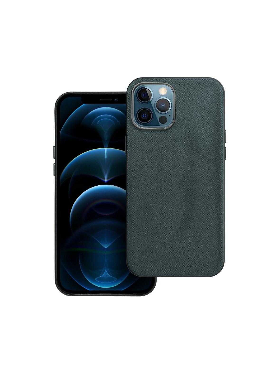 Futerał WOVEN MAG COVER kompatybilny z MagSafe do IPHONE 12 Pro Max zielony