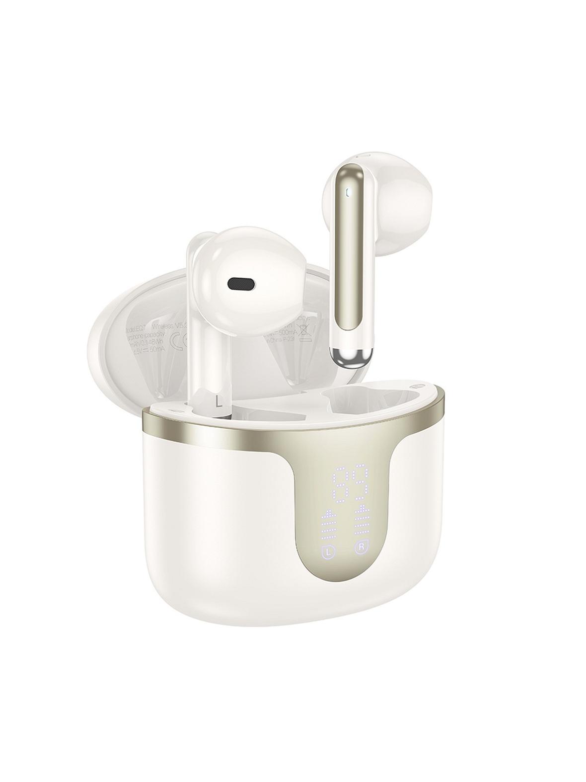 Słuchawki bezprzewodowe douszne Hoco TWS EQ7 białe