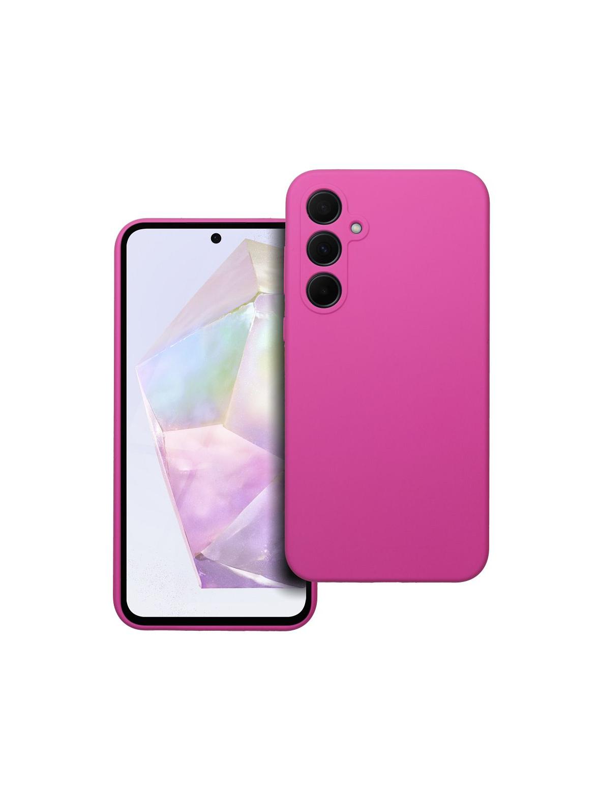 Futerał SILICONE 2mm do SAMSUNG A35 5G róż