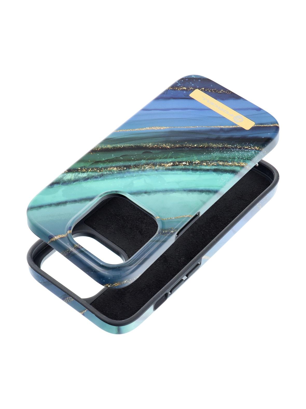 Etui na iPhone 14 PRO Forcell F-Protect Mirage zgodny z MagSafe jade marble