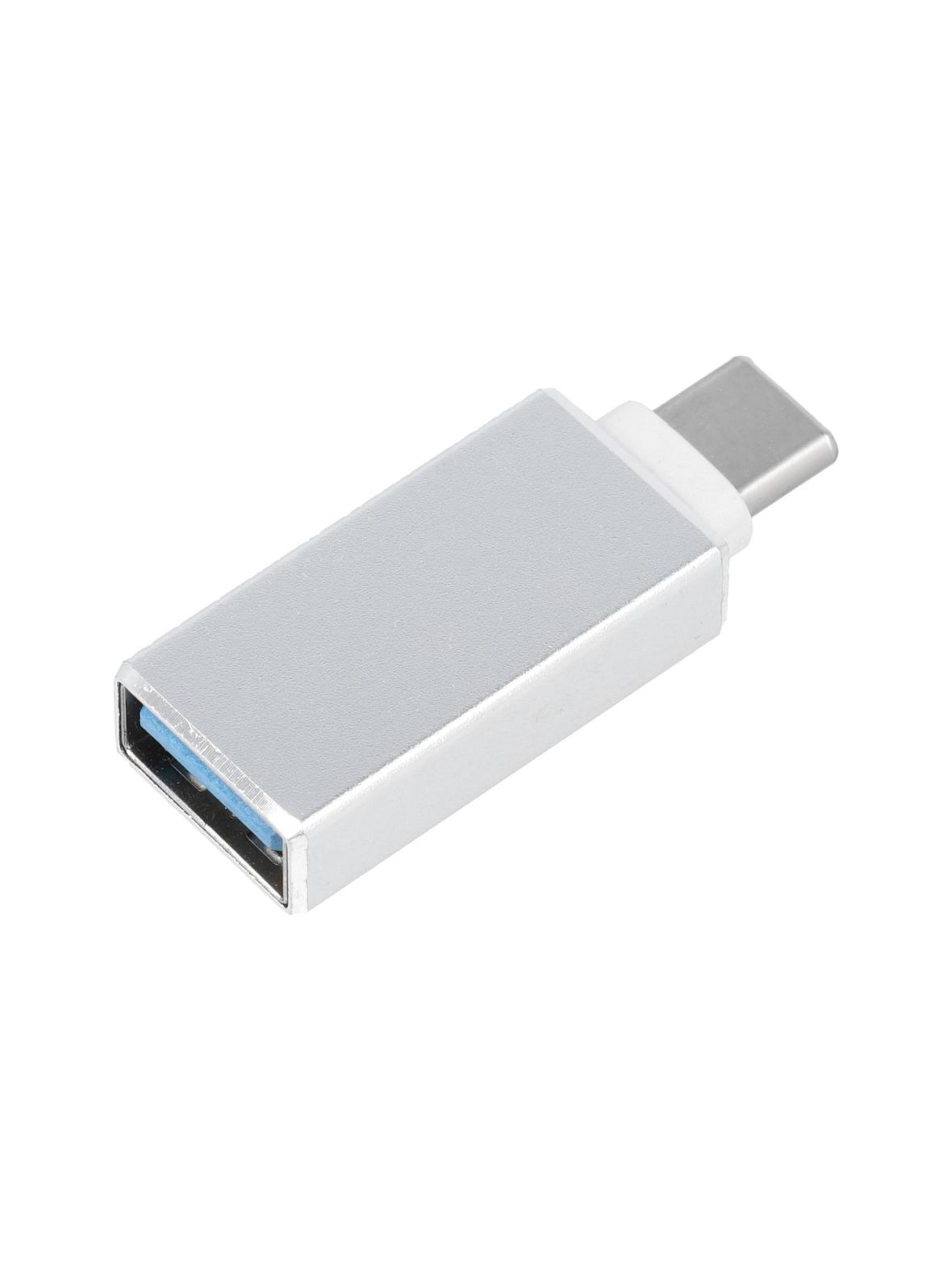 Adapter OTG USB A 3.0 (żeński) do Typ C (męski) biały