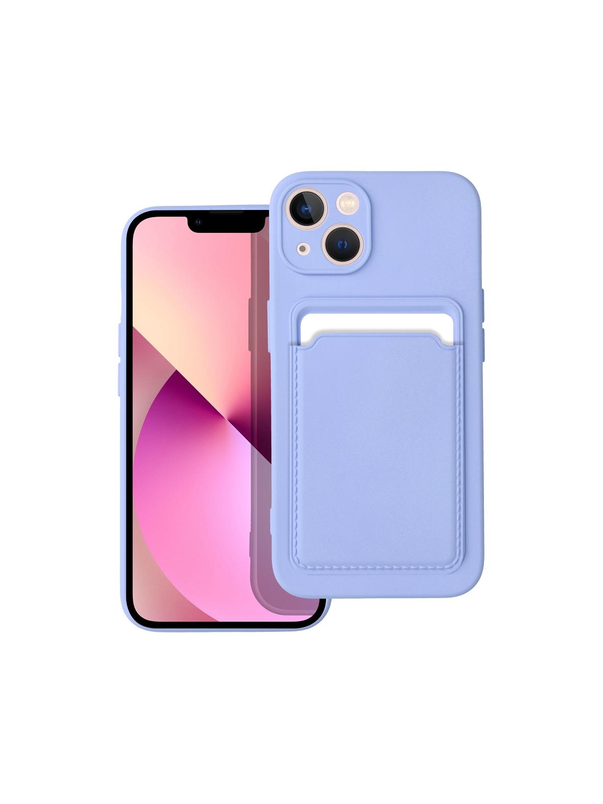 Futerał CARD CASE do IPHONE 13 fioletowy