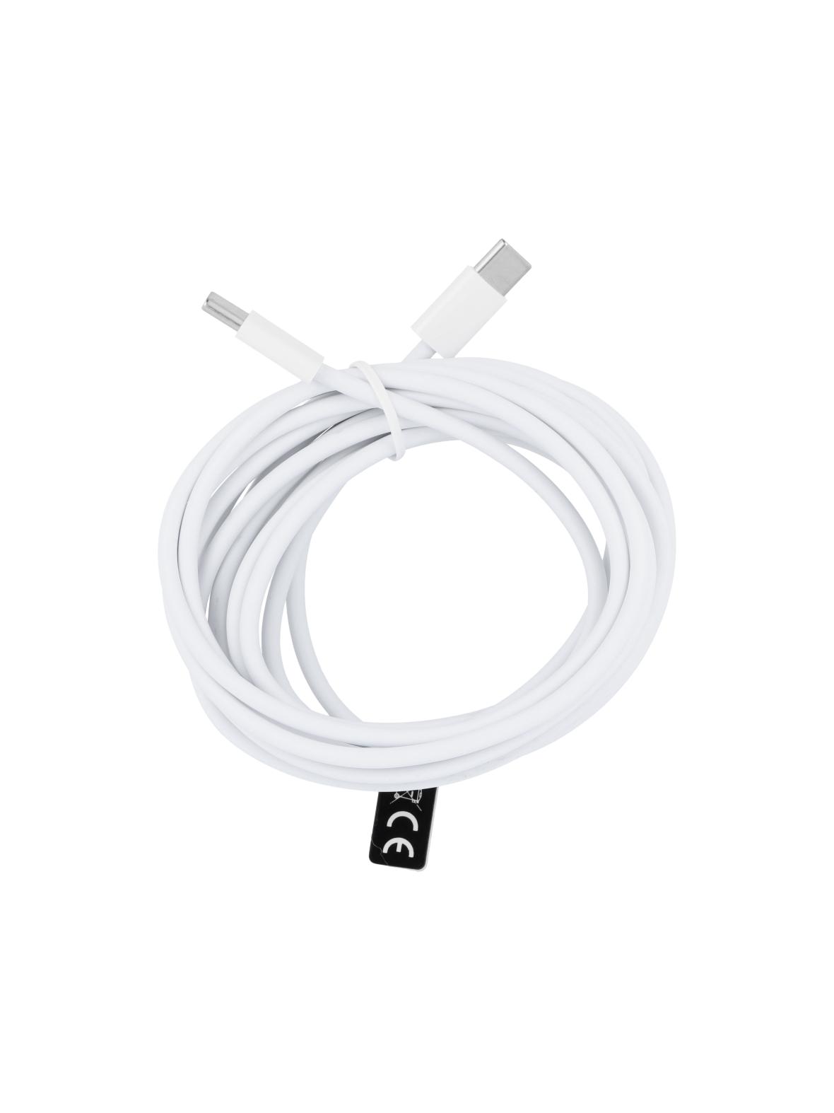 Kabel USB C do USB C PD QC3.0 3A 30W 3 m HD26 box biały