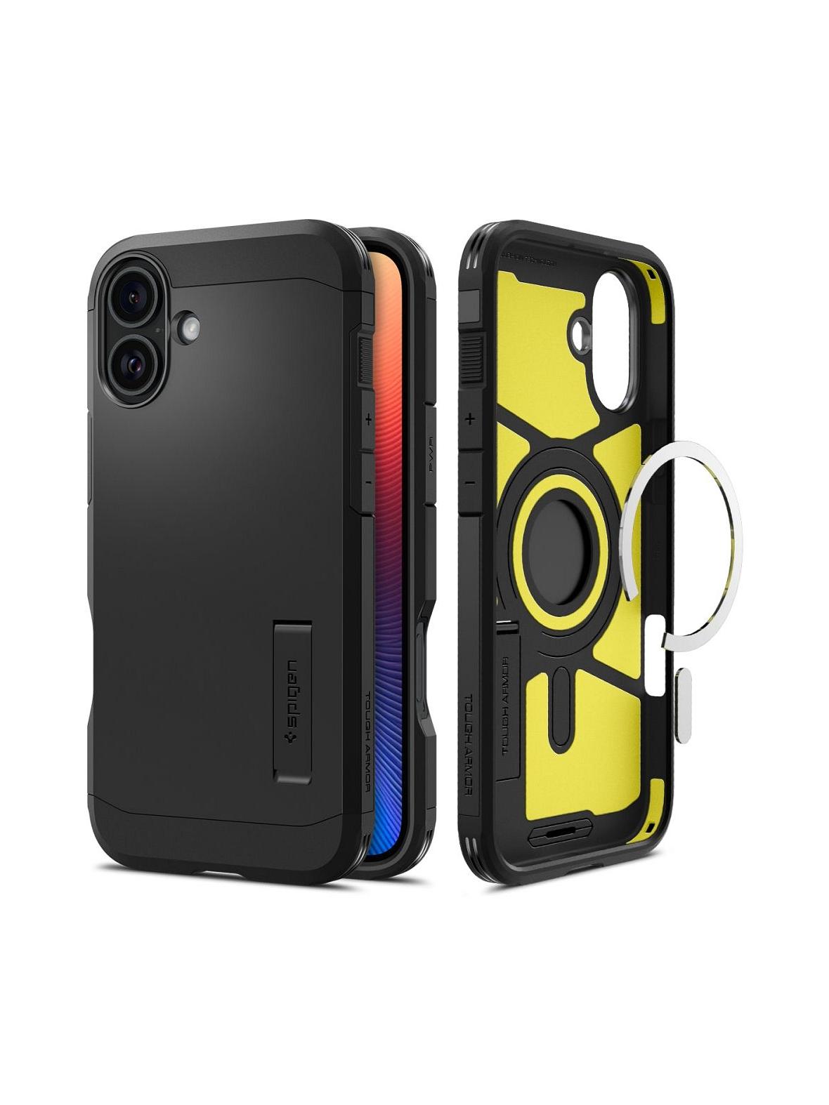 SPIGEN futerał TOUGH ARMOR MAG kompatybilny z MagSafe do IPHONE 16 black