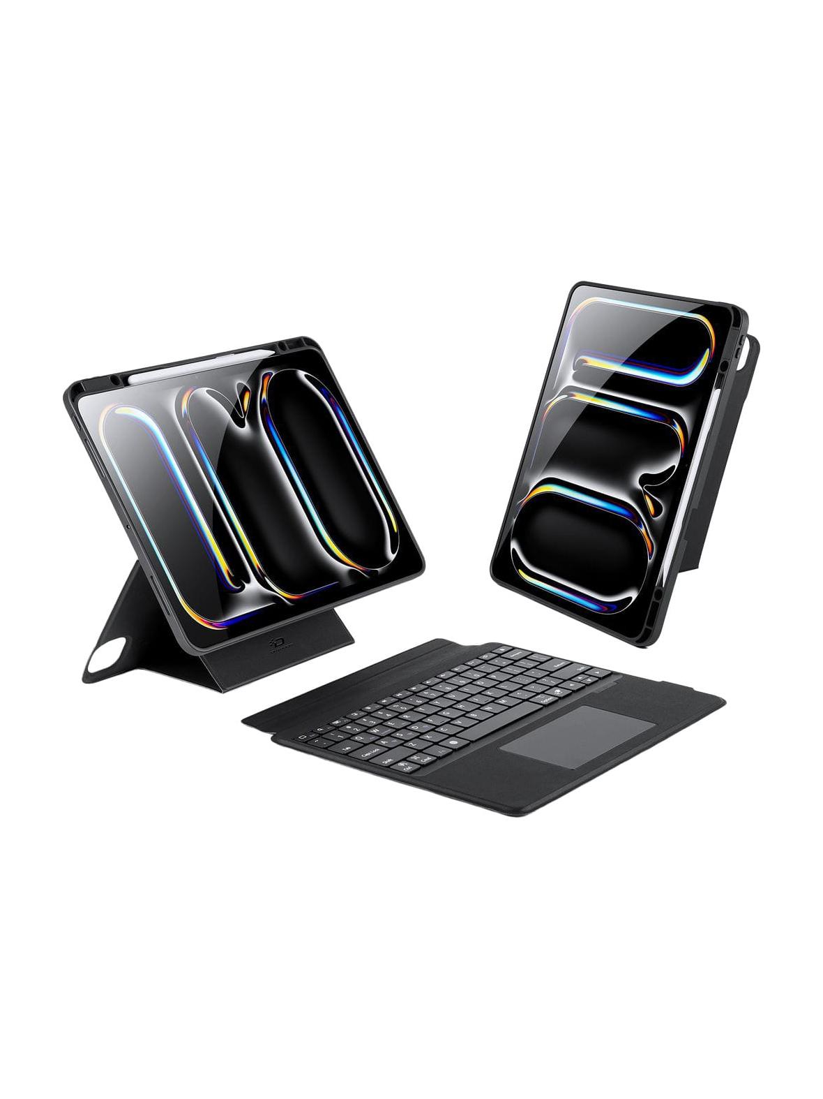 DUX DUCIS etui DK składane z klawiaturą bezprzewodową do iPad Pro 13 (2024) czarne
