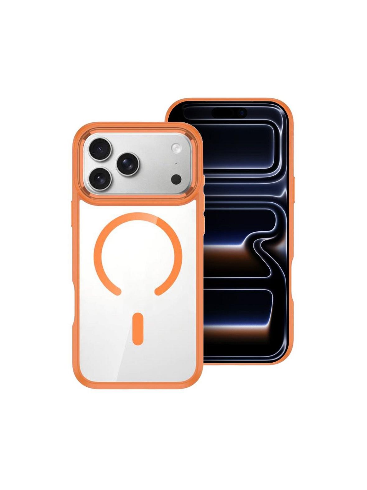 ROAR futerał MAG BUMPER kompatybilny z MagSafe do IPHONE 15 Pro Max pomarańczowy