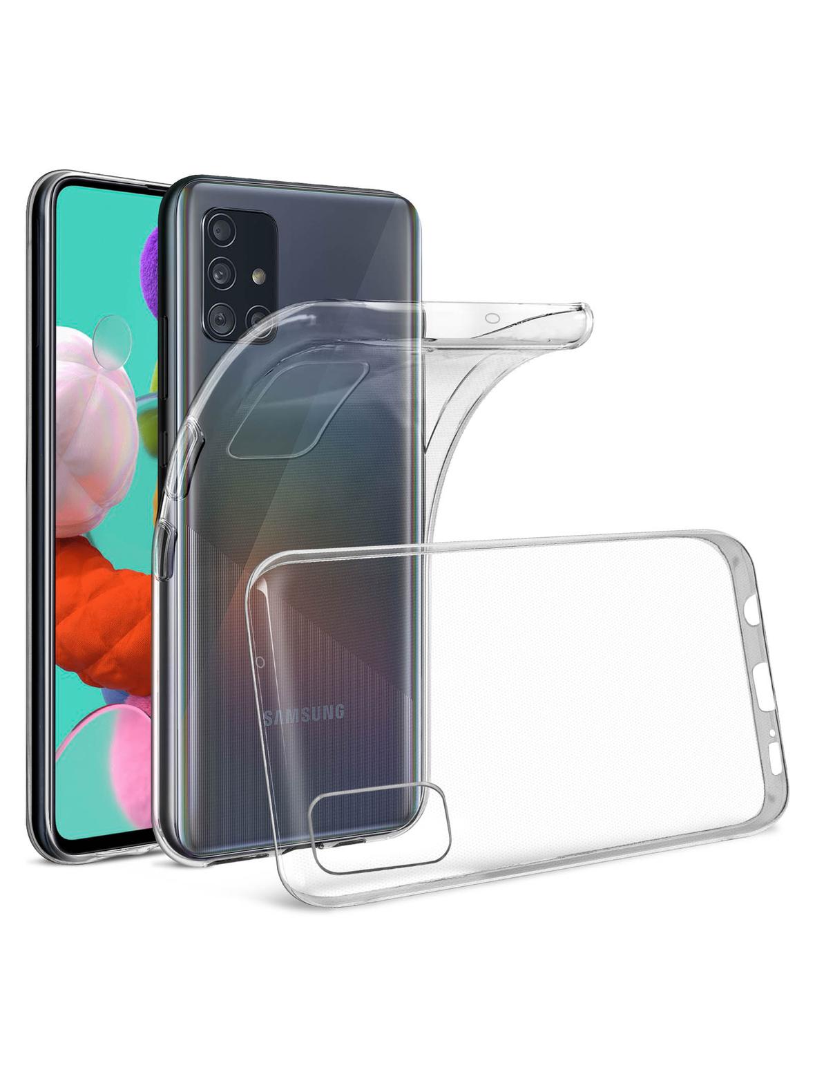 Futerał CLEAR CASE 2 mm BOX do SAMSUNG A51 transparentny