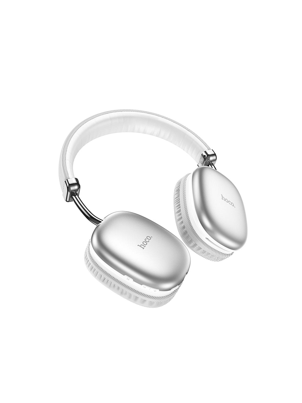 Słuchawki bezprzewodowe nauszne Hoco W35 srebrne