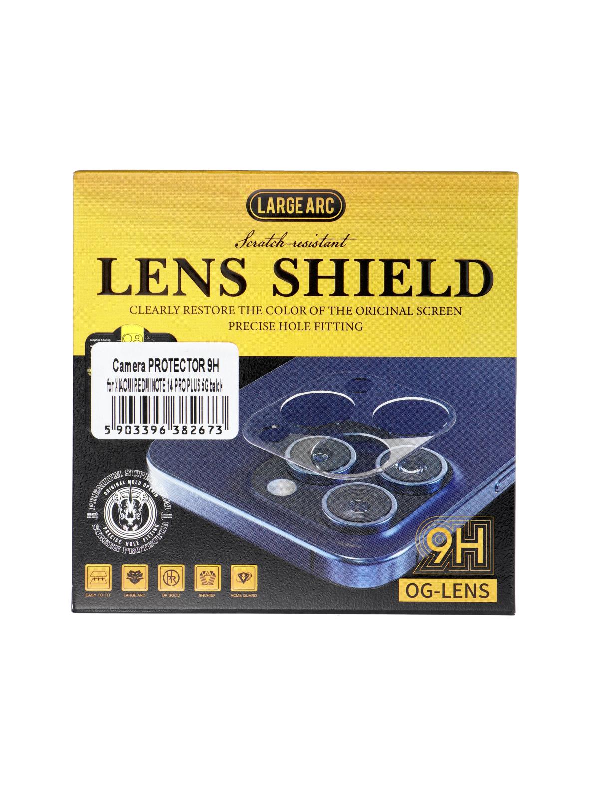 Osłona aparatu PROTECTOR 9H + aplikator do XIAOMI NOTE 14 PRO PLUS 5G czarna