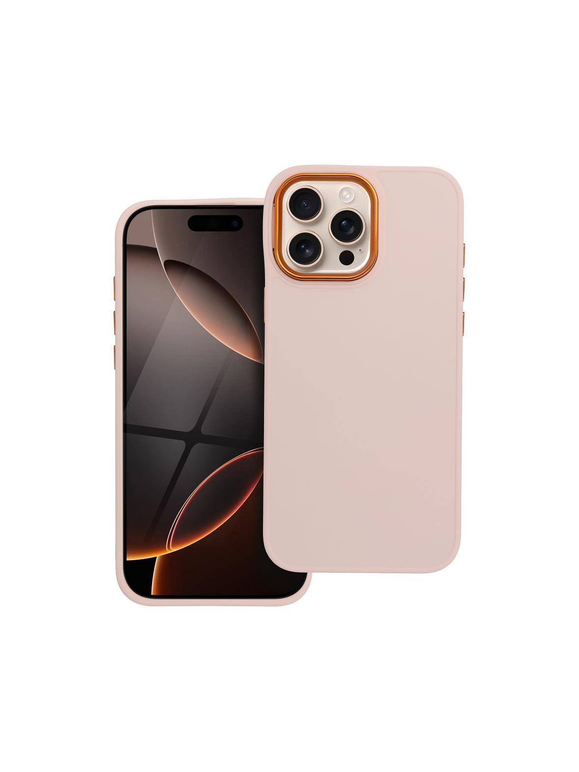 Futerał FRAME do IPHONE 16 Pro Max pudrowy róż