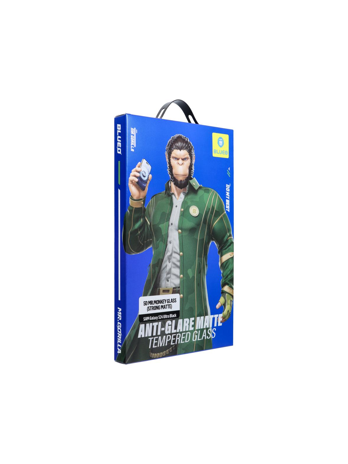 Szkło Hartowane 5D Mr. Monkey Glass - Samsung Galaxy S24 Ultra (AG Matte Glass)