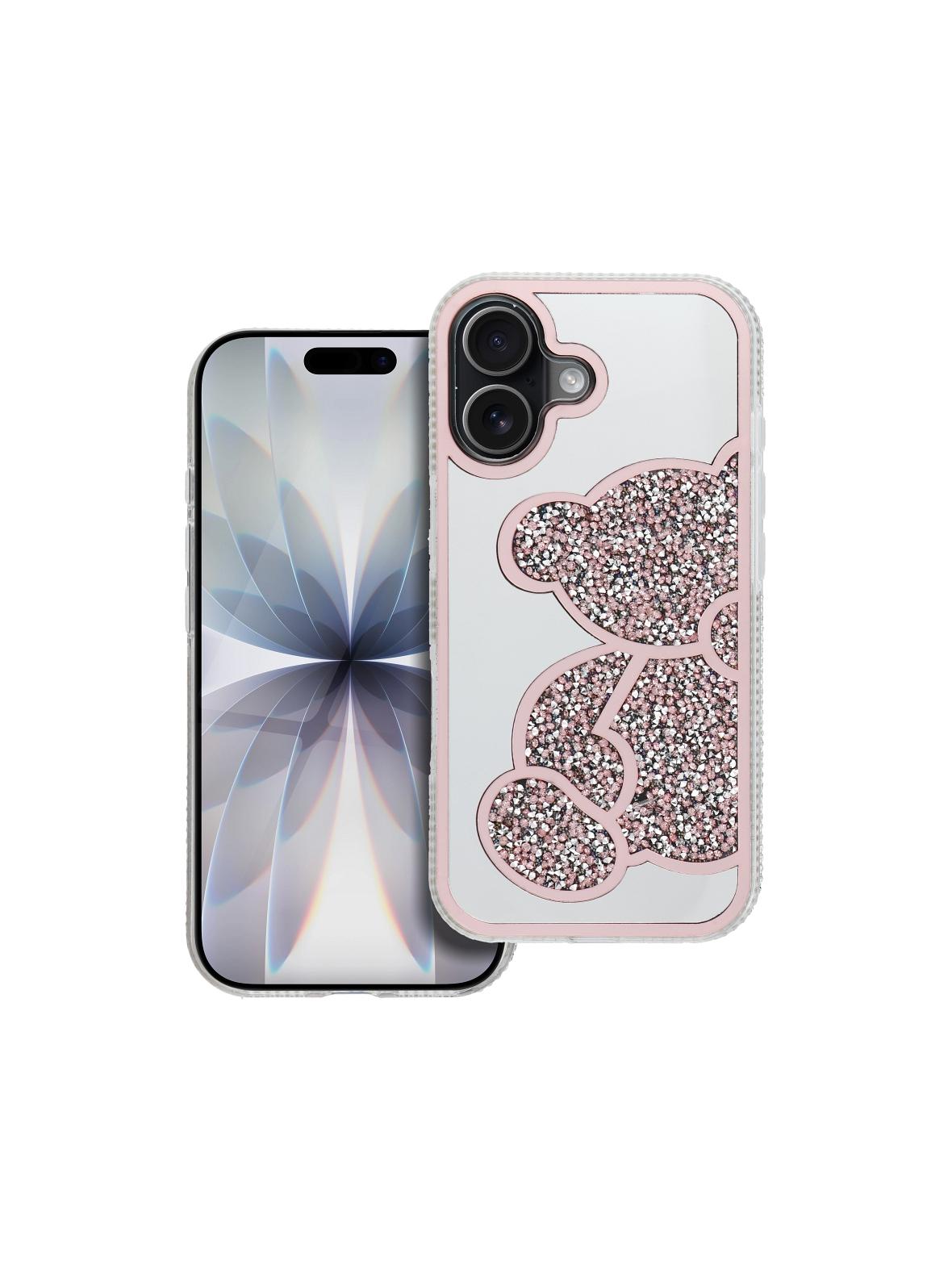 Futerał TEDDY BEAR do IPHONE 17 różowy