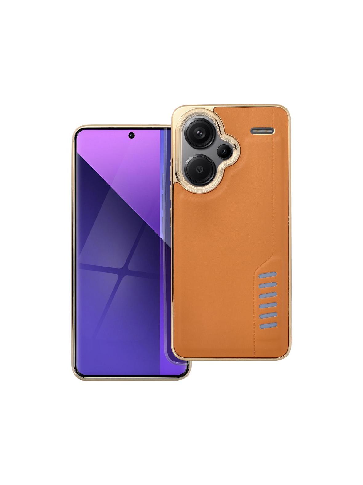 Futerał MILANO do XIAOMI Redmi Note 13 Pro Plus 5G brązowy