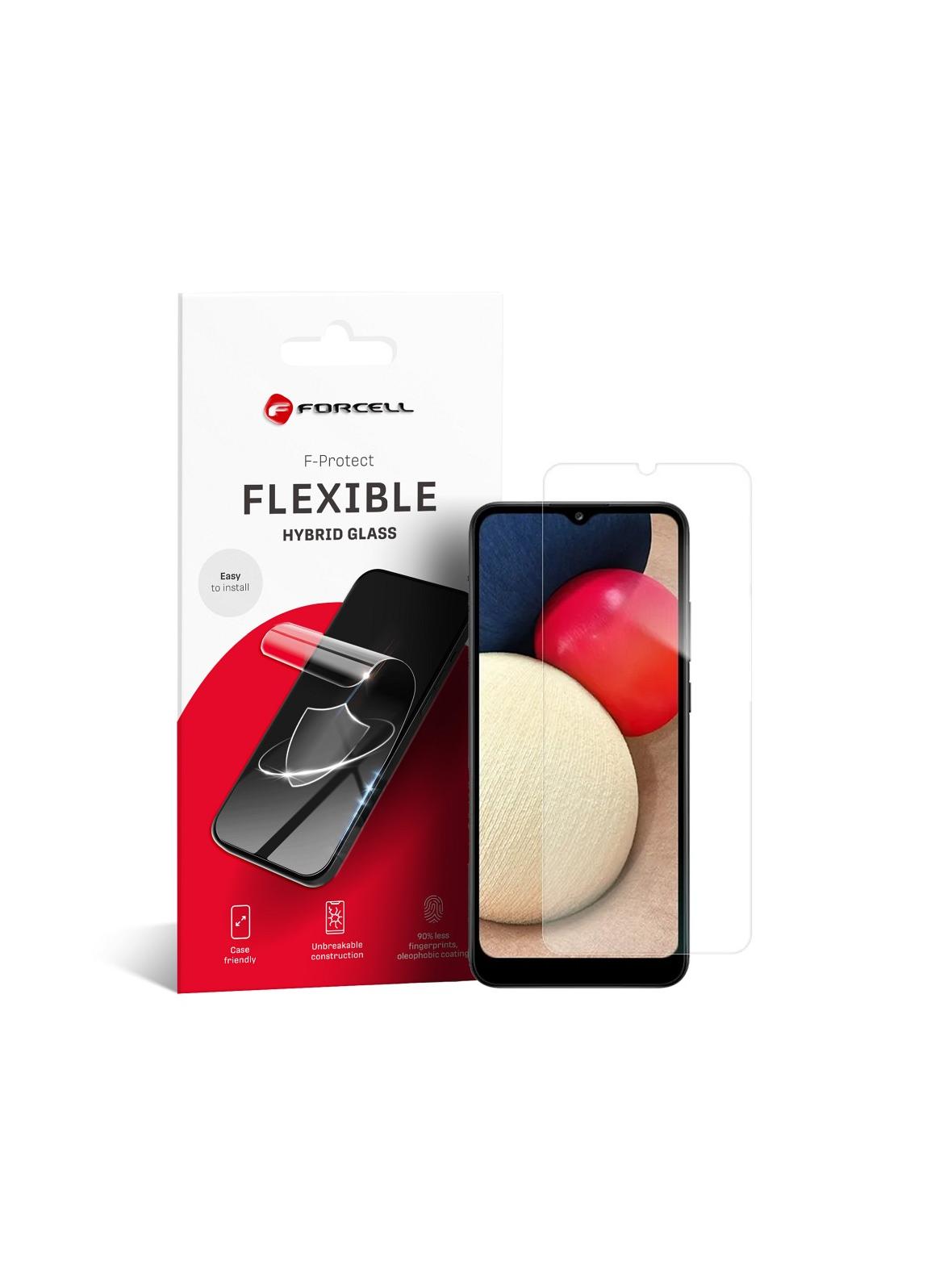 Szkło hybrydowe do Samsung A02s Forcell Flexible Nano Glass