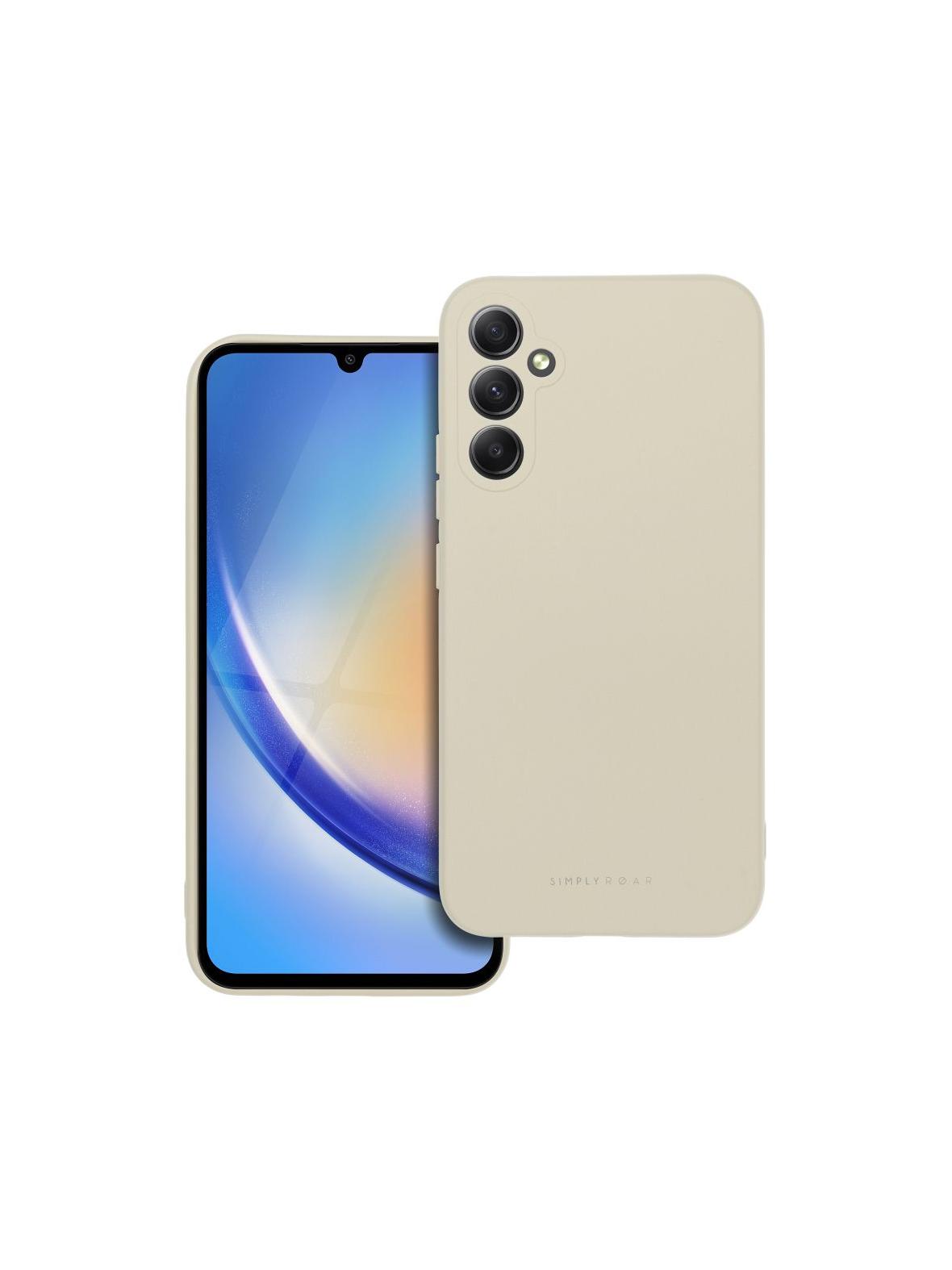 ROAR futerał SPACE do SAMSUNG A34 5G Kremowy