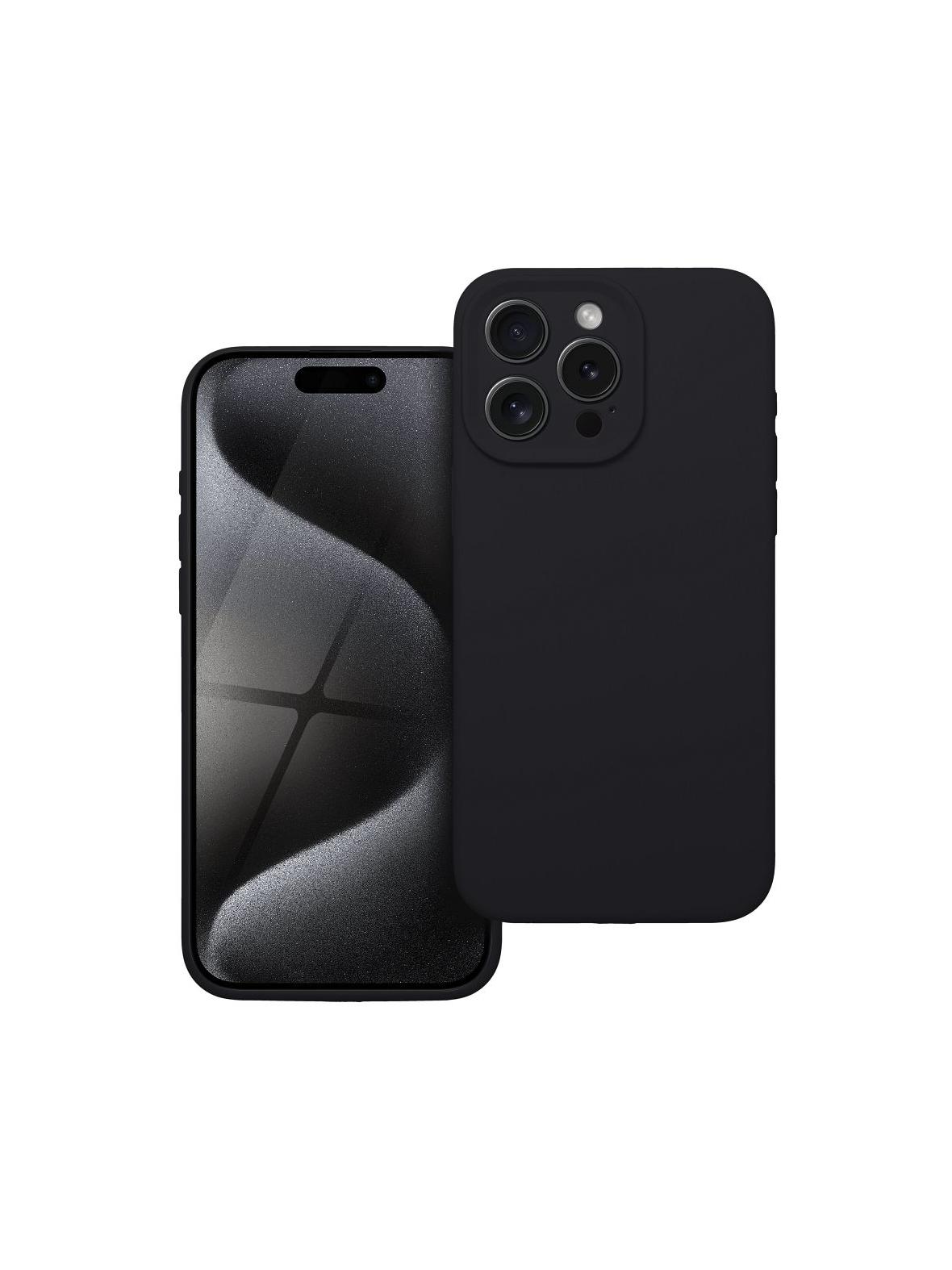 Futerał SILICONE 2mm do IPHONE 15 Pro Max czarny