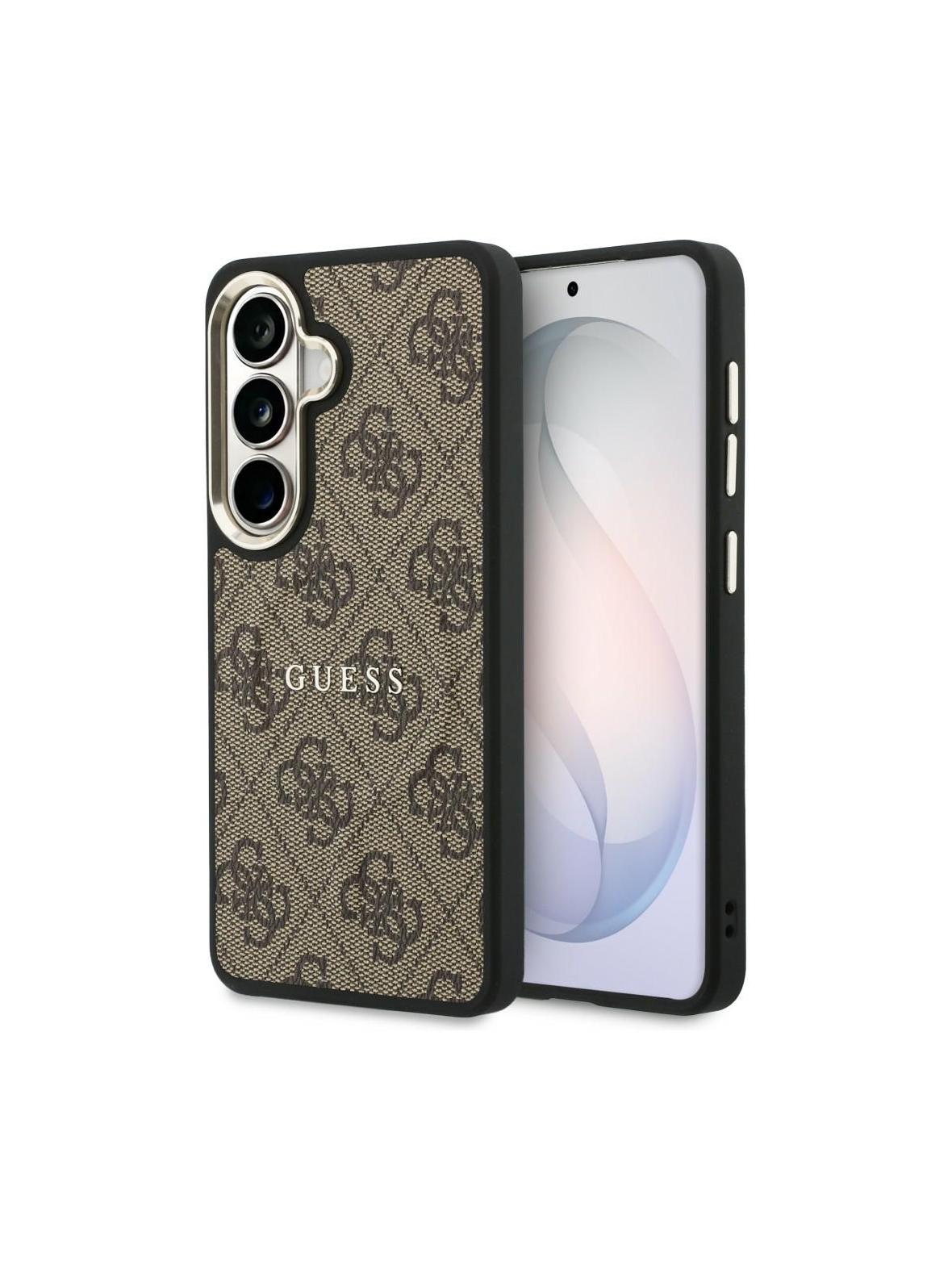 GUESS futerał do SAMSUNG S26 GUHMS26SP4MSEGCW (4G Embossed Ring MagSafe) brązowy