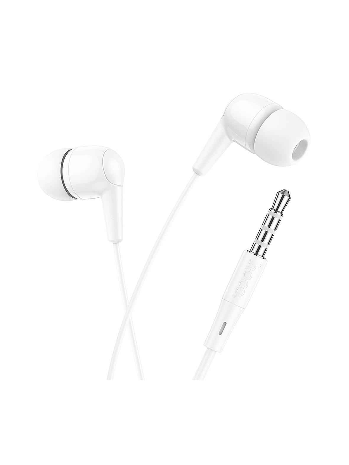 Słuchawki przewodowe douszne Jack 3,5 mm Hoco M97 białe
