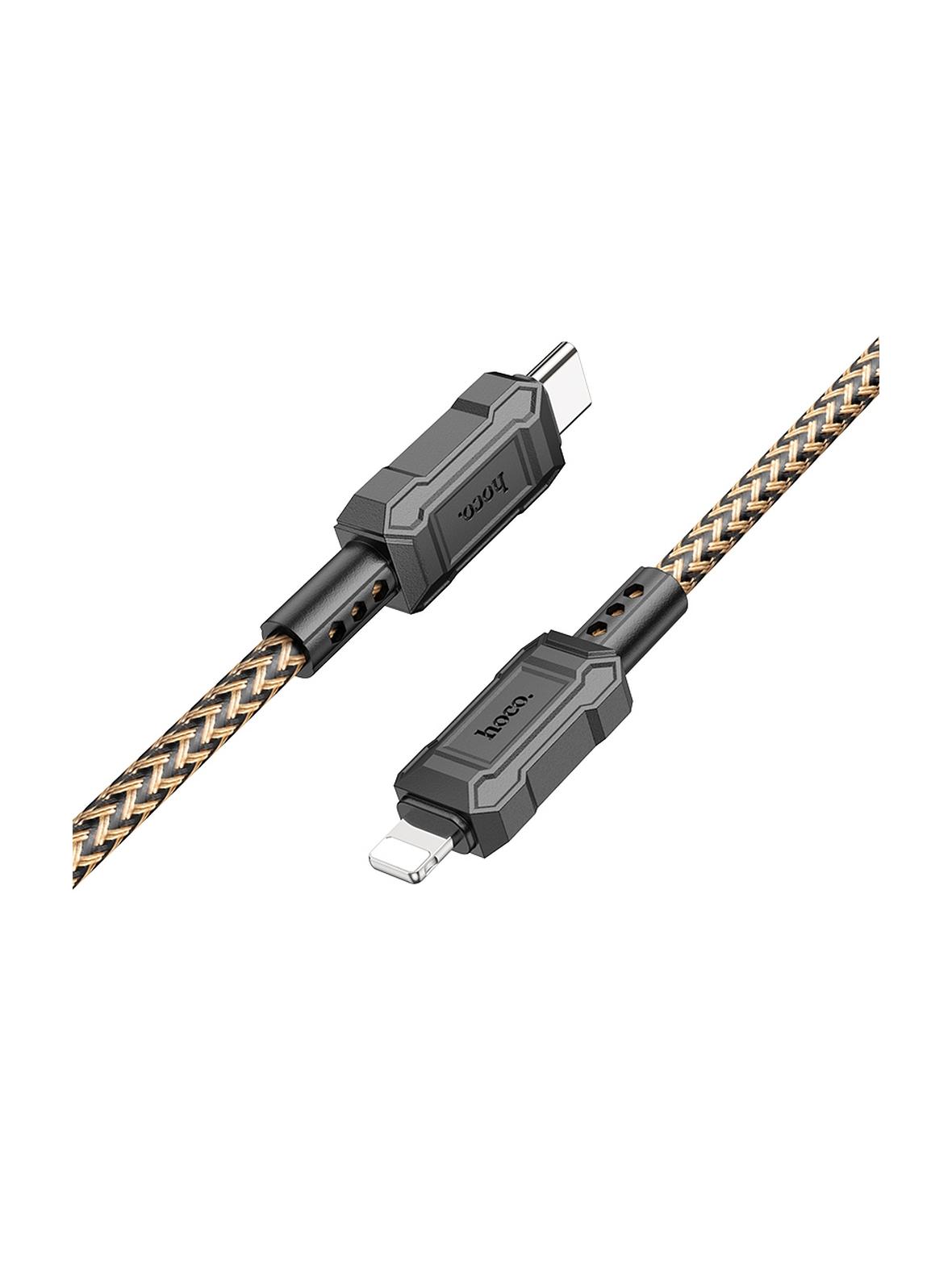 Kabel USB C do Lightning Hoco PD 2,4A 20W 1 m X94 złoty