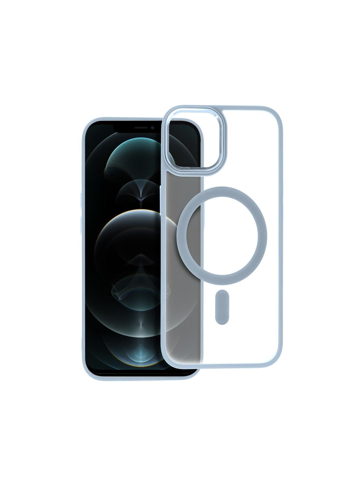 Futerał MATTE MAG COVER kompatybilny z MagSafe do IPHONE 12 Pro Max niebieski