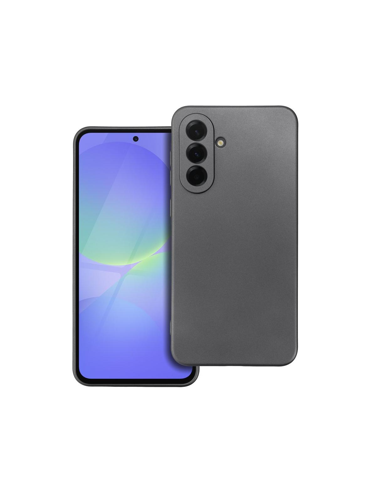 Futerał METALLIC do SAMSUNG A36 5G szary