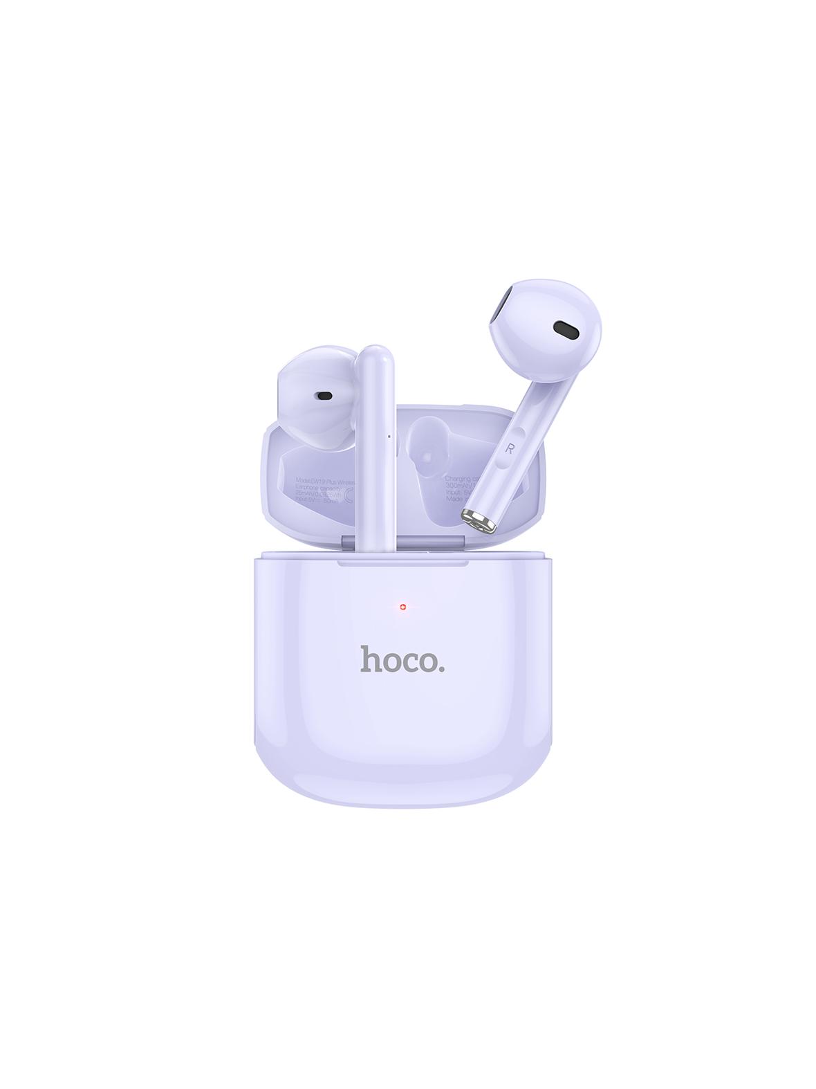 EOL HOCO słuchawki bezprzewodowe bluetooth TWS EW19 Plus fioletowy