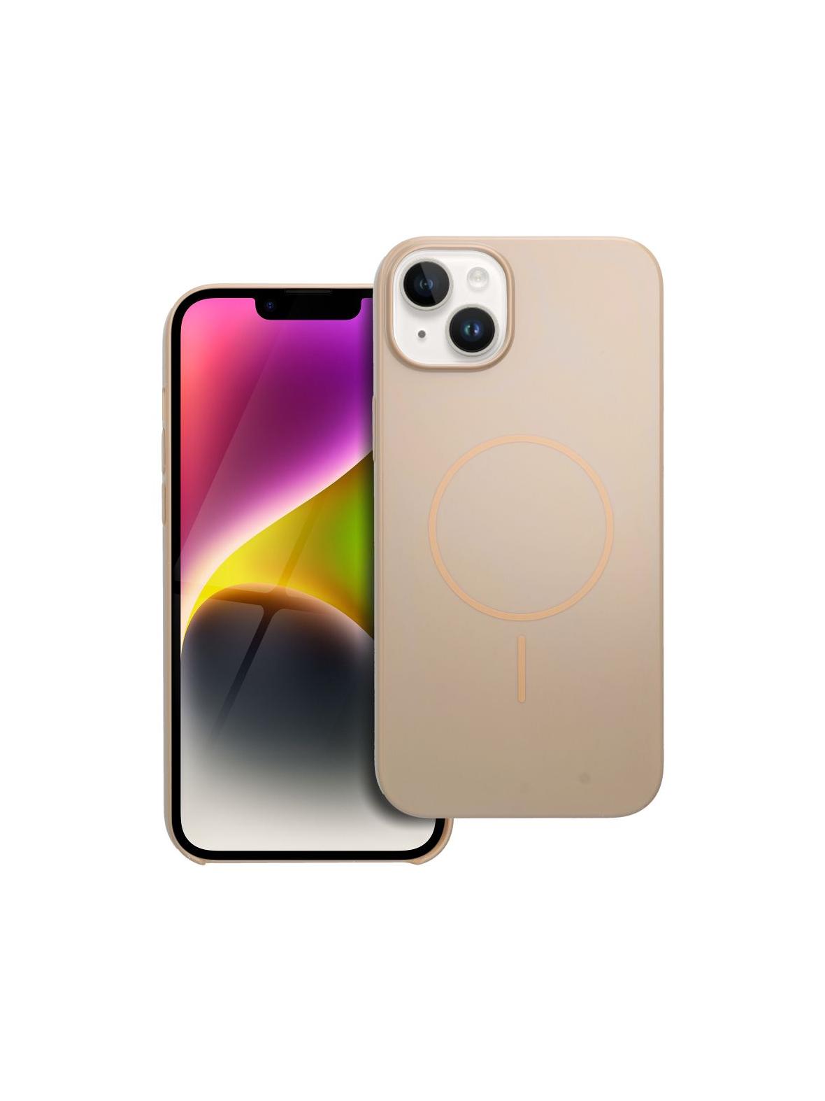 Etui na iPhone 14 PLUS Glossy Mag Cover zgodny z MagSafe złote