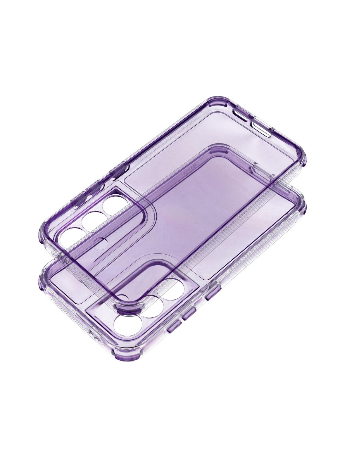 Futerał MATRIX CLEAR do SAMSUNG S24 FE jasnofioletowy