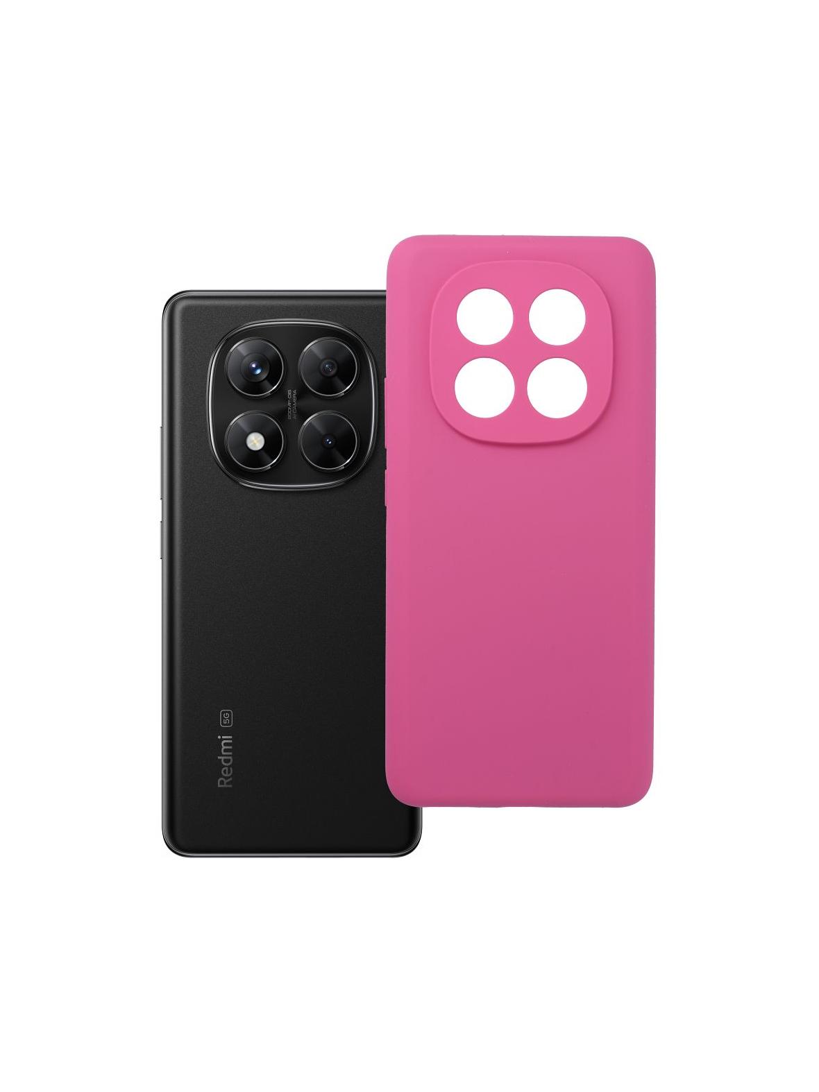 Futerał SILICONE 2mm do XIAOMI REDMI NOTE 14 Pro 5G róż