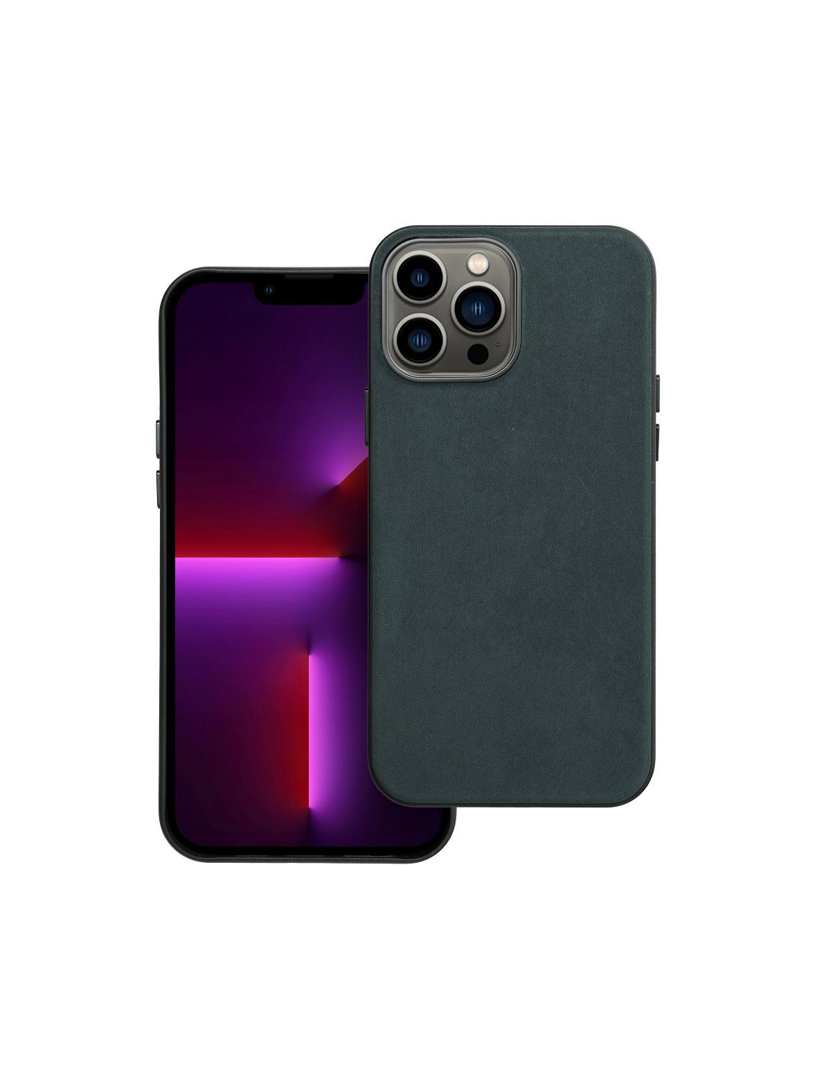 Futerał WOVEN MAG COVER kompatybilny z MagSafe do IPHONE 13 Pro Max zielony