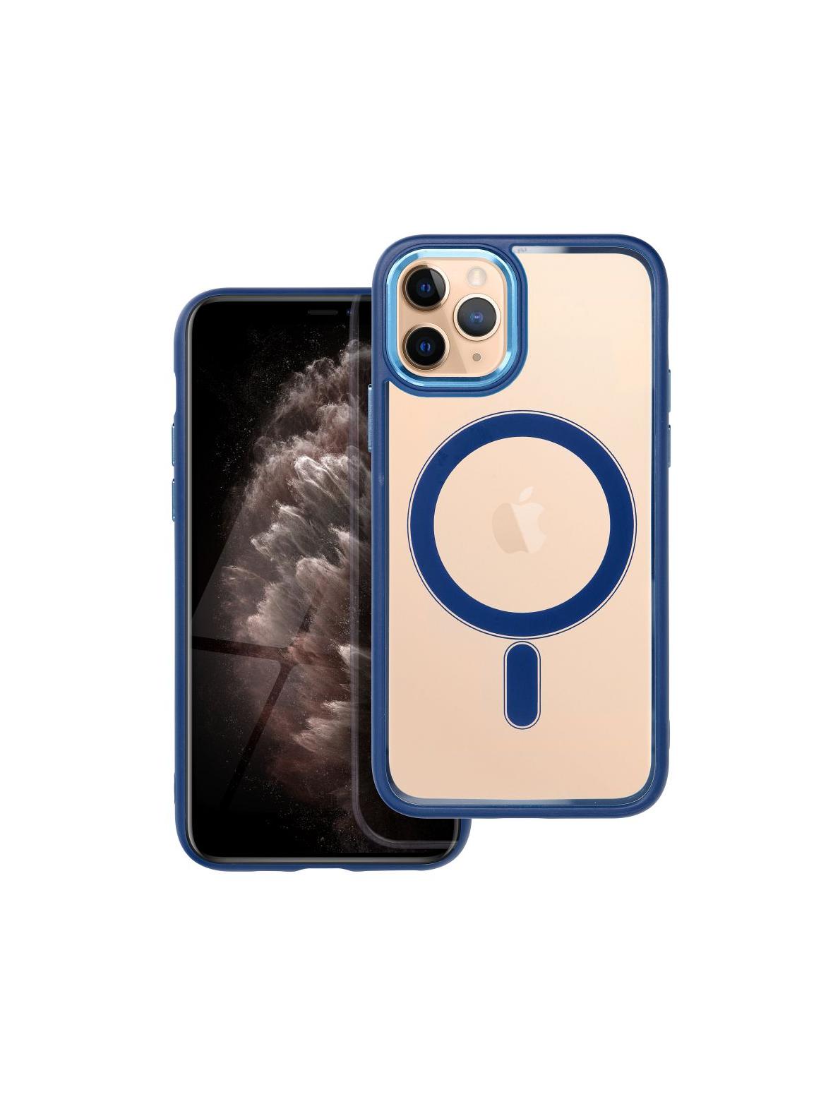 Futerał COLOR EDGE MAG COVER kompatybilny z MagSafe do IPHONE 11 Pro niebieski