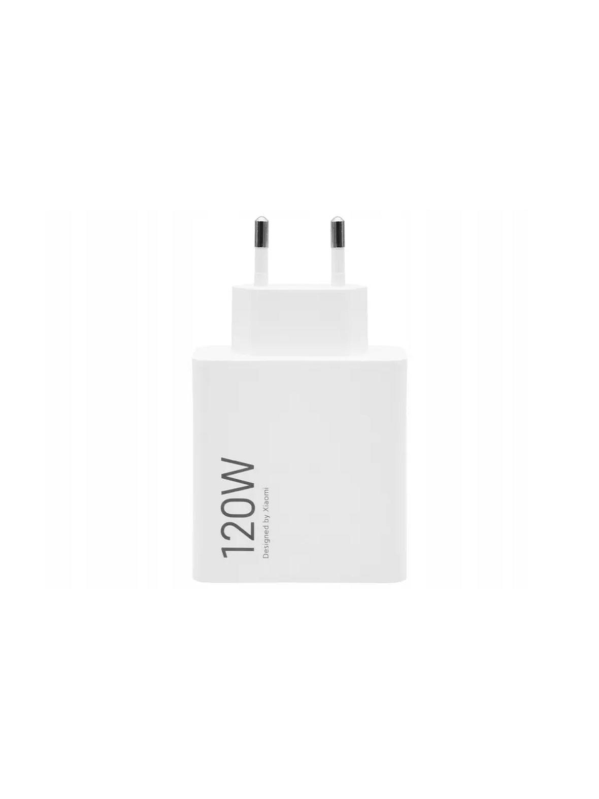 XIAOMI oryginalna ładowarka sieciowa USB A QC3.0 6A 120W MDY-14-EE + kabel USB A do Typ C 6A 1m biała bulk