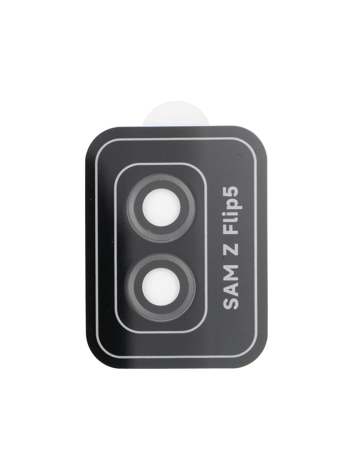 Osłona aparatu PROTECTOR 9H + aplikator do SAMSUNG FLIP 5 czarna