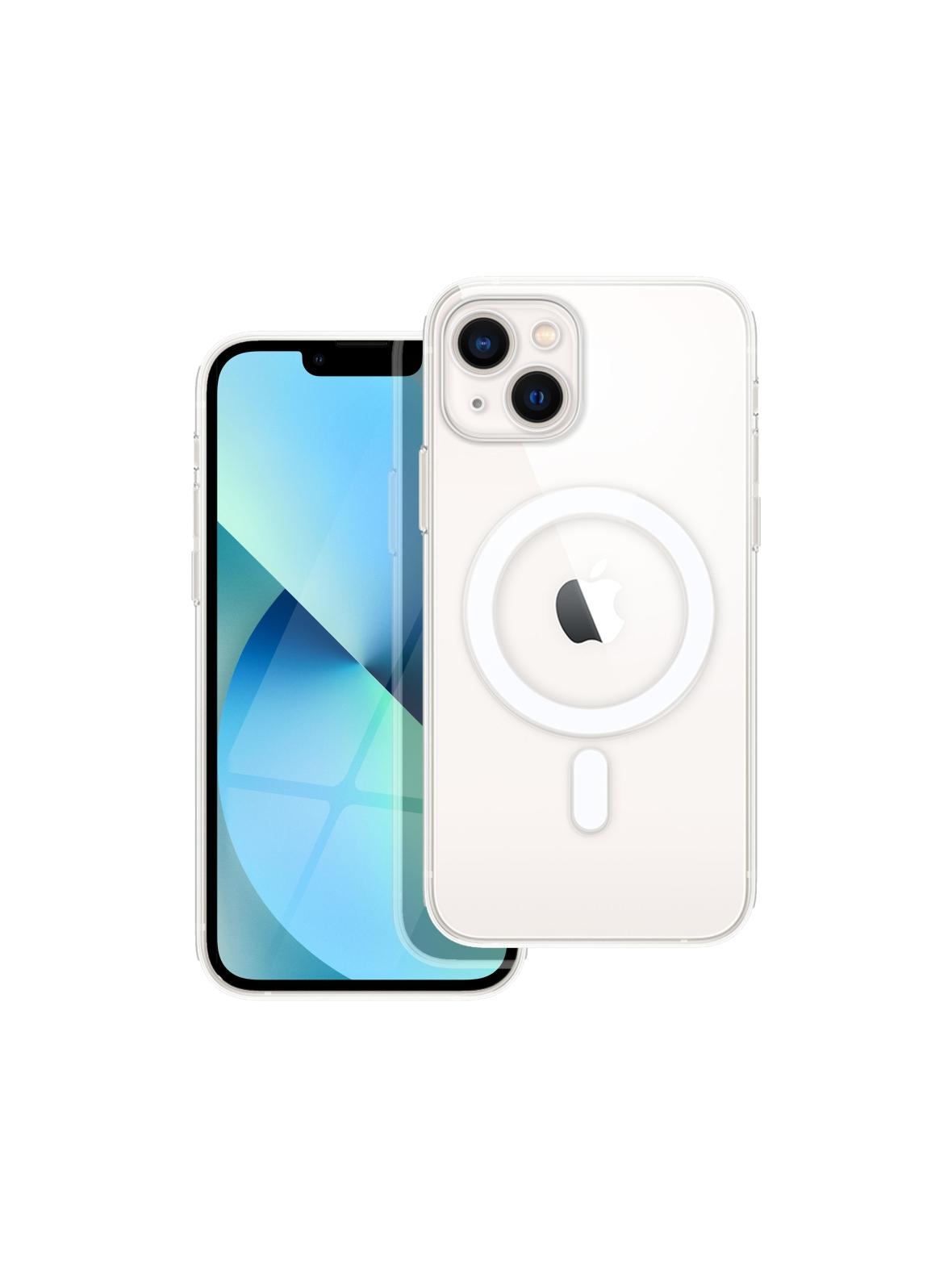 Futerał CLEAR MAG COVER z ochroną aparatu kompatybilny z MagSafe do IPHONE 13 transparentny