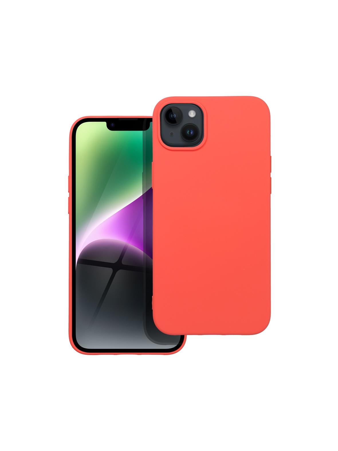 Futerał SILICONE do IPHONE 14 Plus brzoskwiniowy