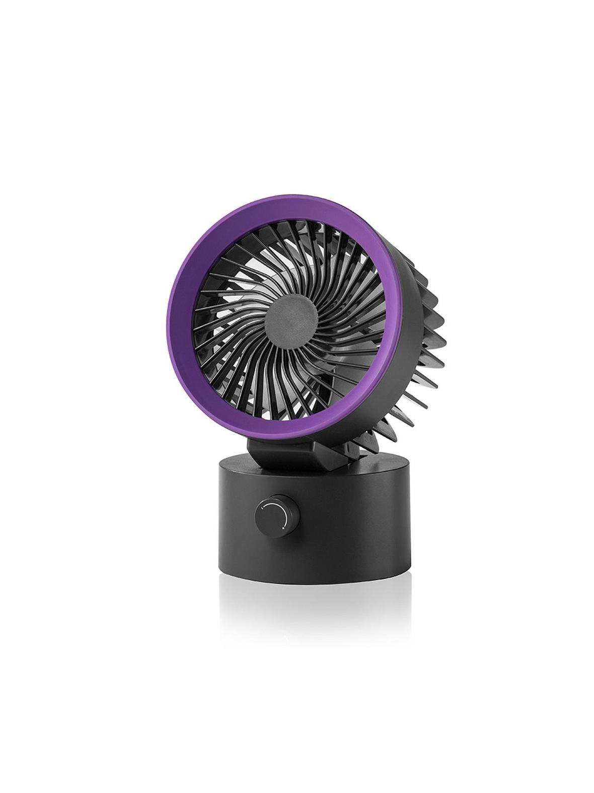 Wentylator / wiatrak biurkowy zasilany z USB A LLD-F87U szary