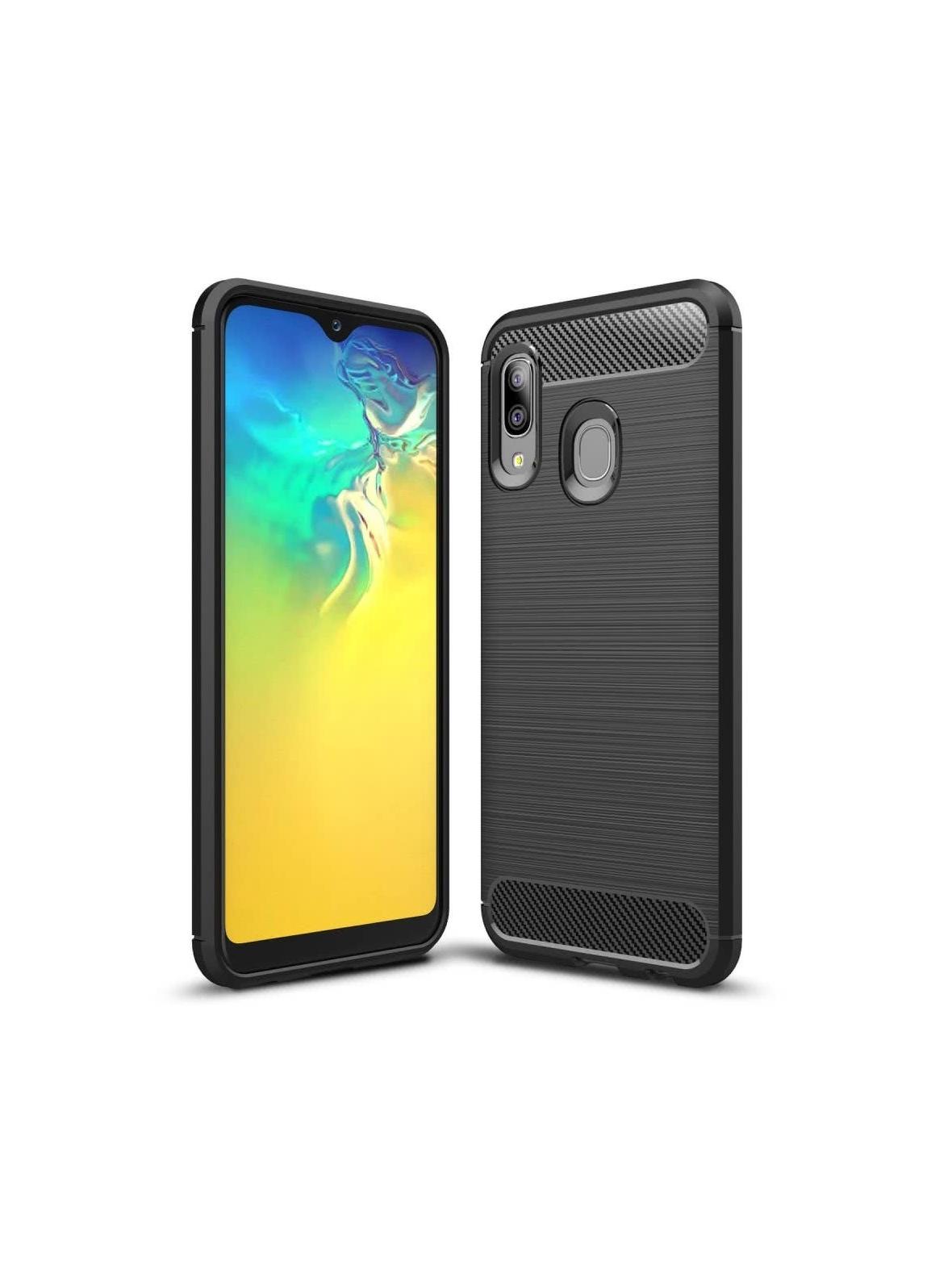 Futerał CARBON do SAMSUNG A20E czarny