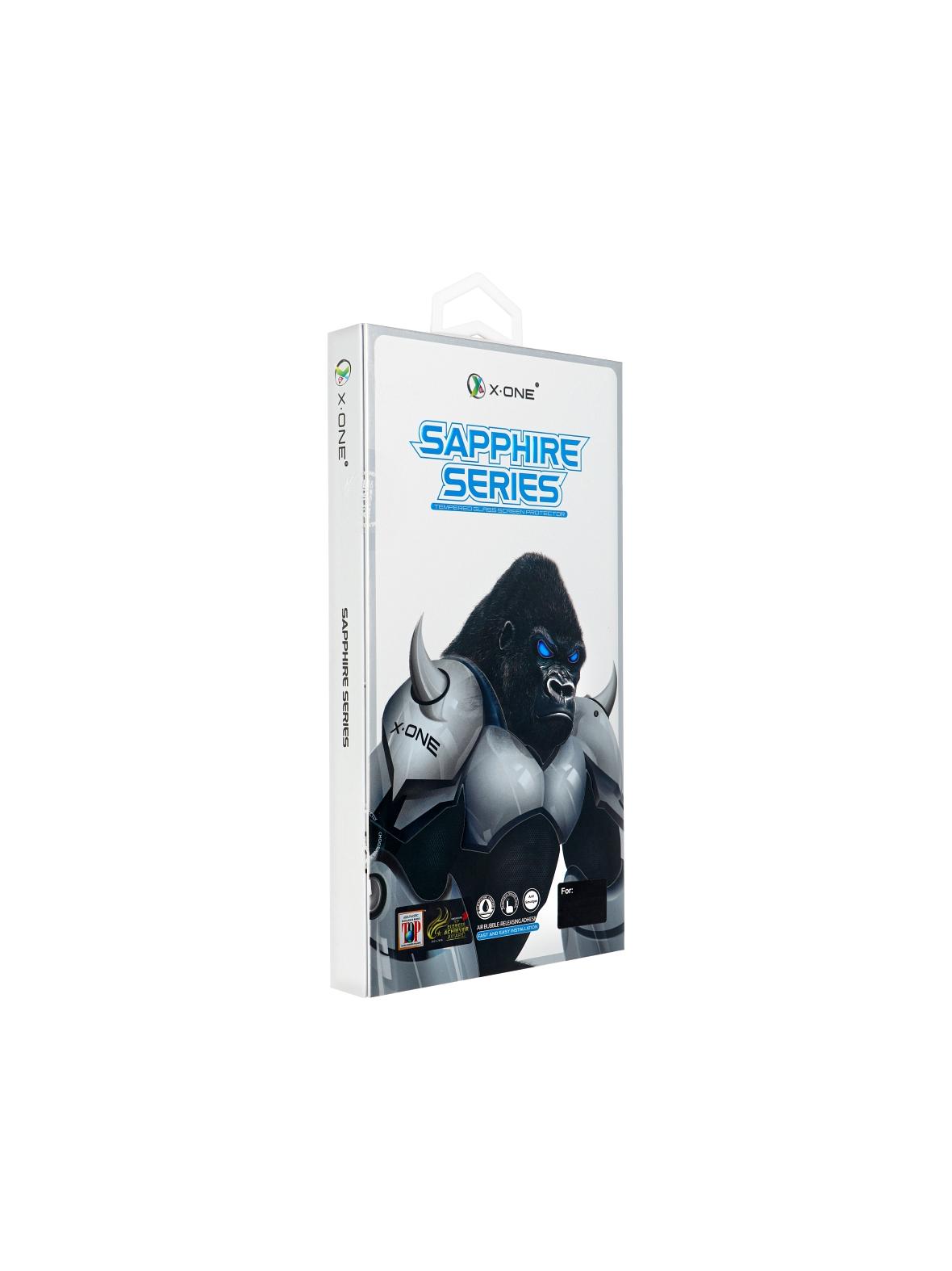 Szkło hartowane X-ONE Sapphire Glass Extra Hard - do iPhone 15 Plus/16 Plus