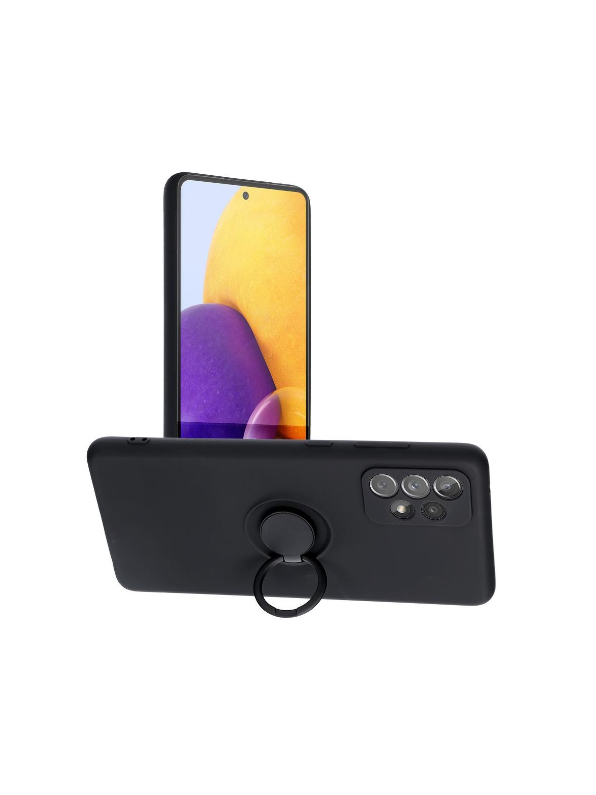 Futerał SILICONE RING do SAMSUNG A52 5G / A52 LTE ( 4G ) / A52S czarny