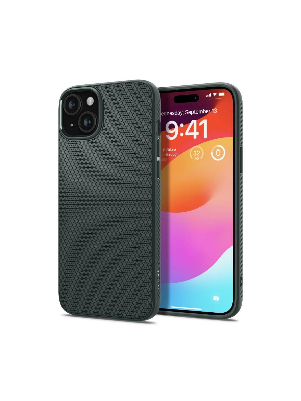 SPIGEN futerał LIQUID AIR do IPHONE 15 abyss green