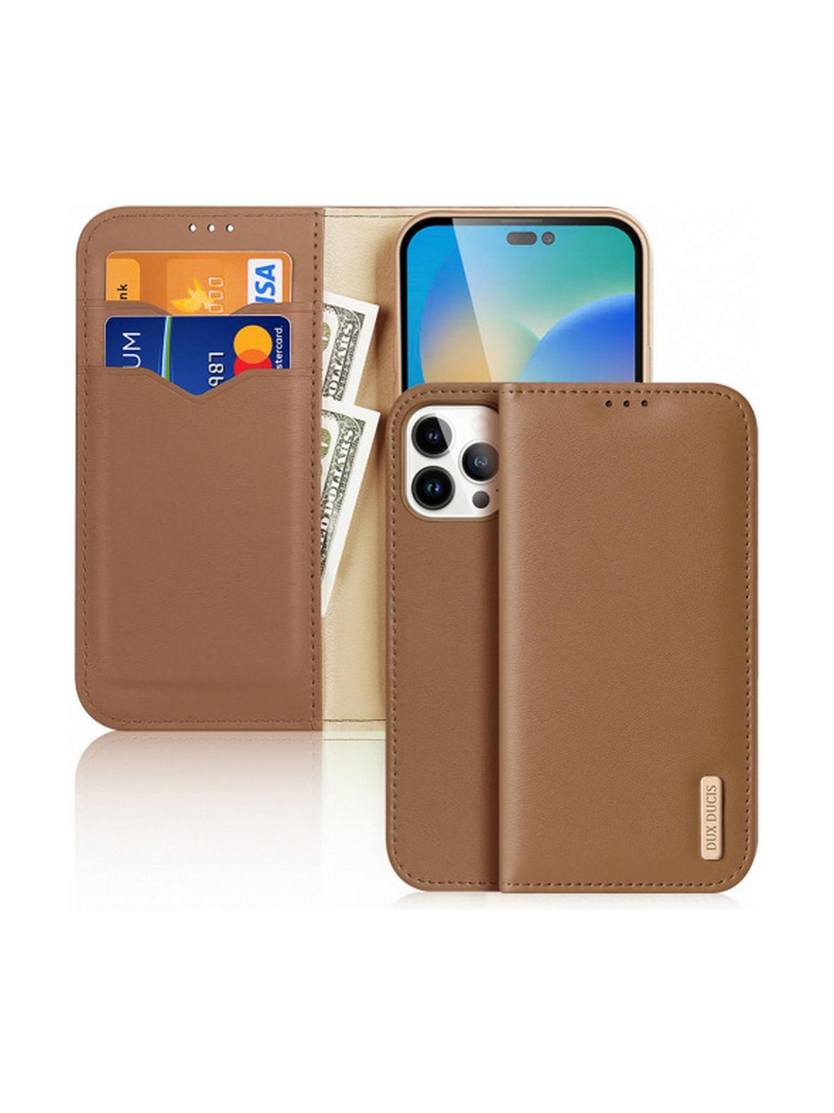 DUX DUCIS kabura HIVO do IPHONE 15 Pro Max brązowa