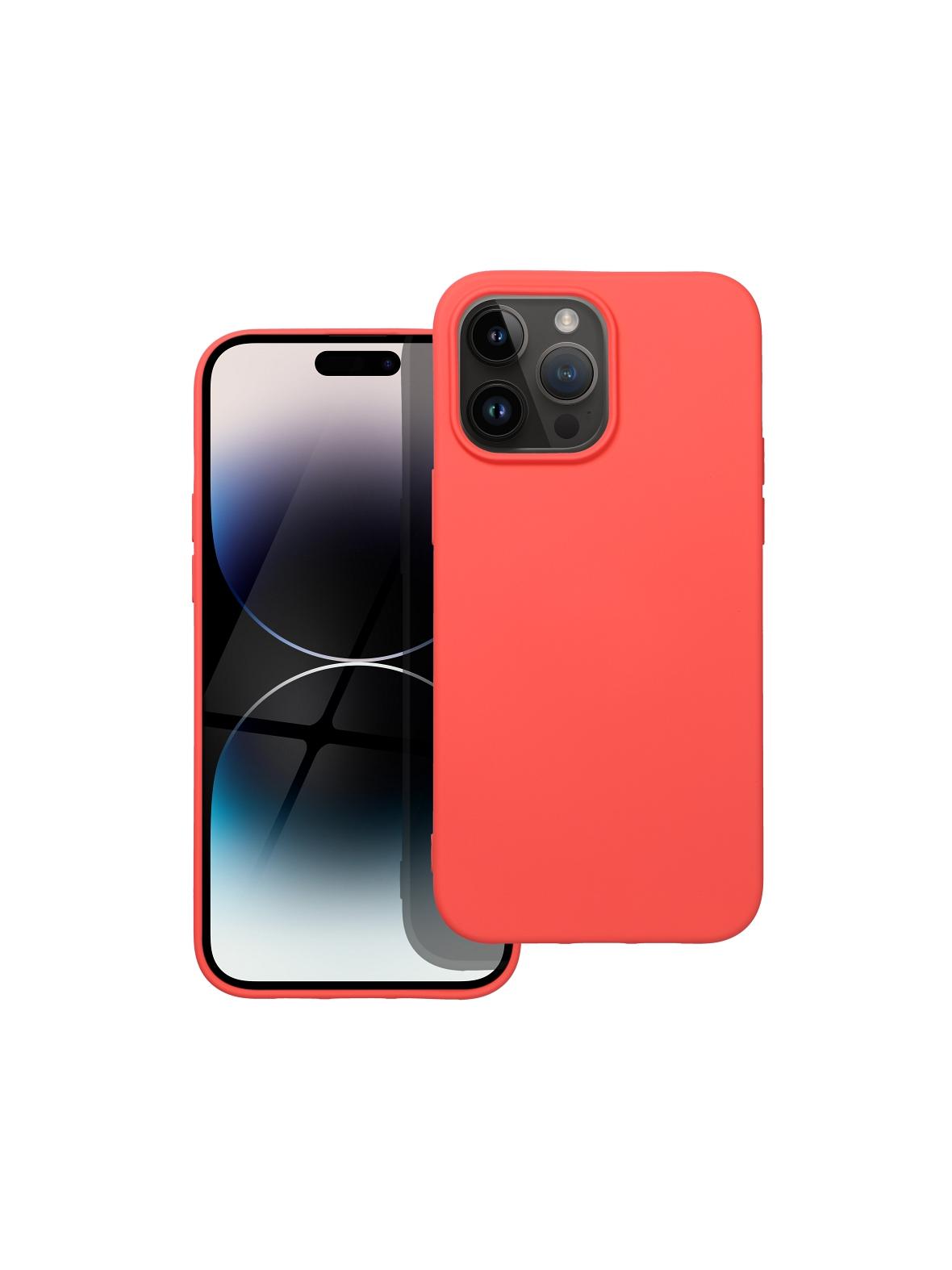 Futerał SILICONE do IPHONE 14 Pro Max brzoskwiniowy