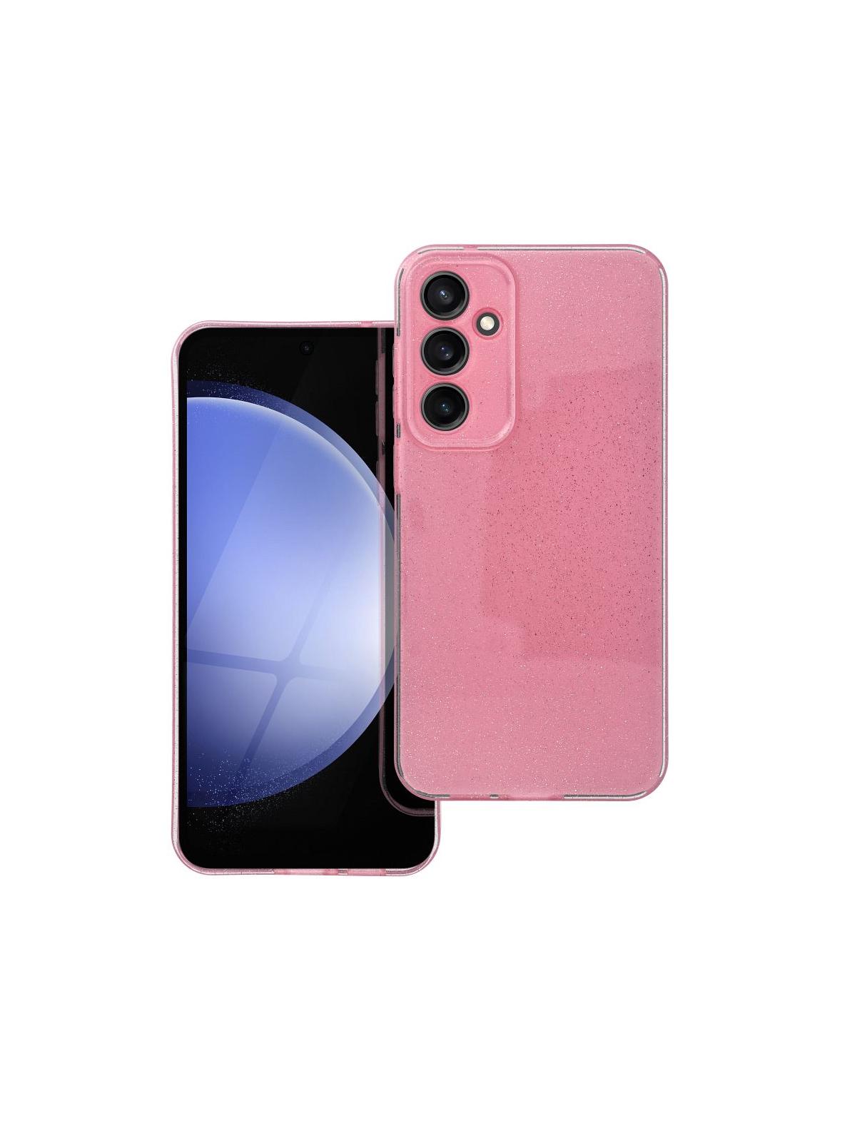 Futerał CLEAR CASE 2 mm BLINK do SAMSUNG S23 FE różowy