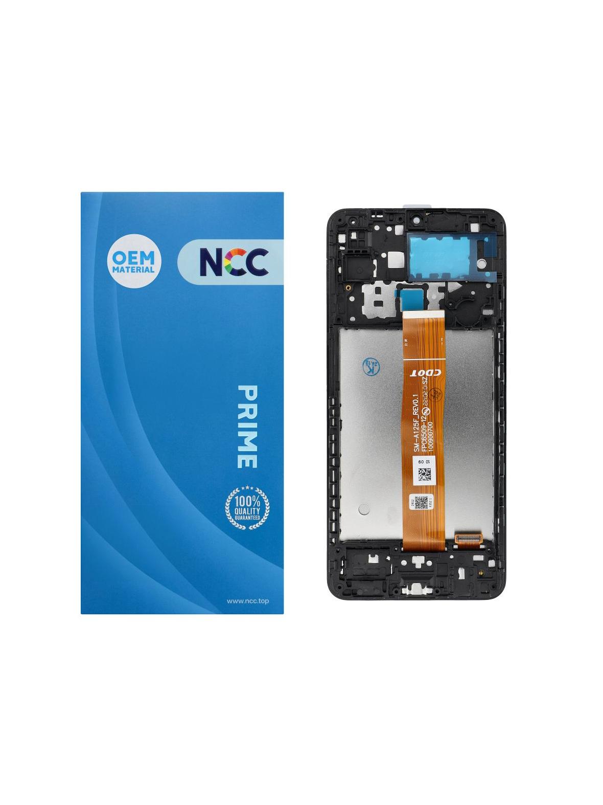 NCC Wyświetlacz LCD do SAMSUNGA 12S A127 F/U/M OEM z ramką