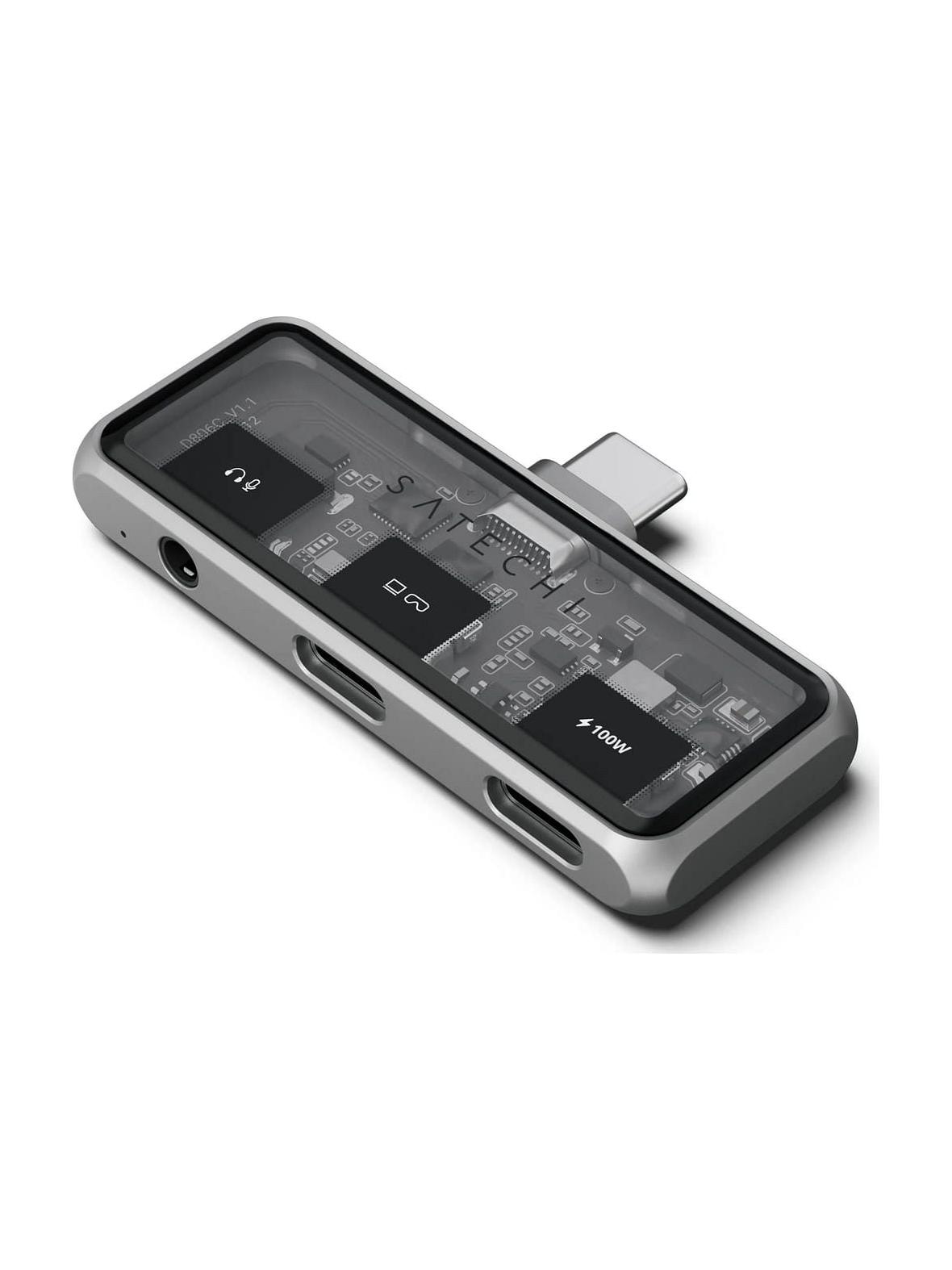 Adapter HUB 3w1 USB C Satechi Mobile XR ST-HXRAJM szary