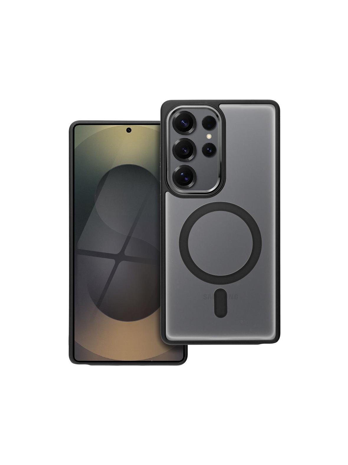 Futerał MATTE MAG COVER kompatybilny z MagSafe do SAMSUNG S25 ULTRA czarny
