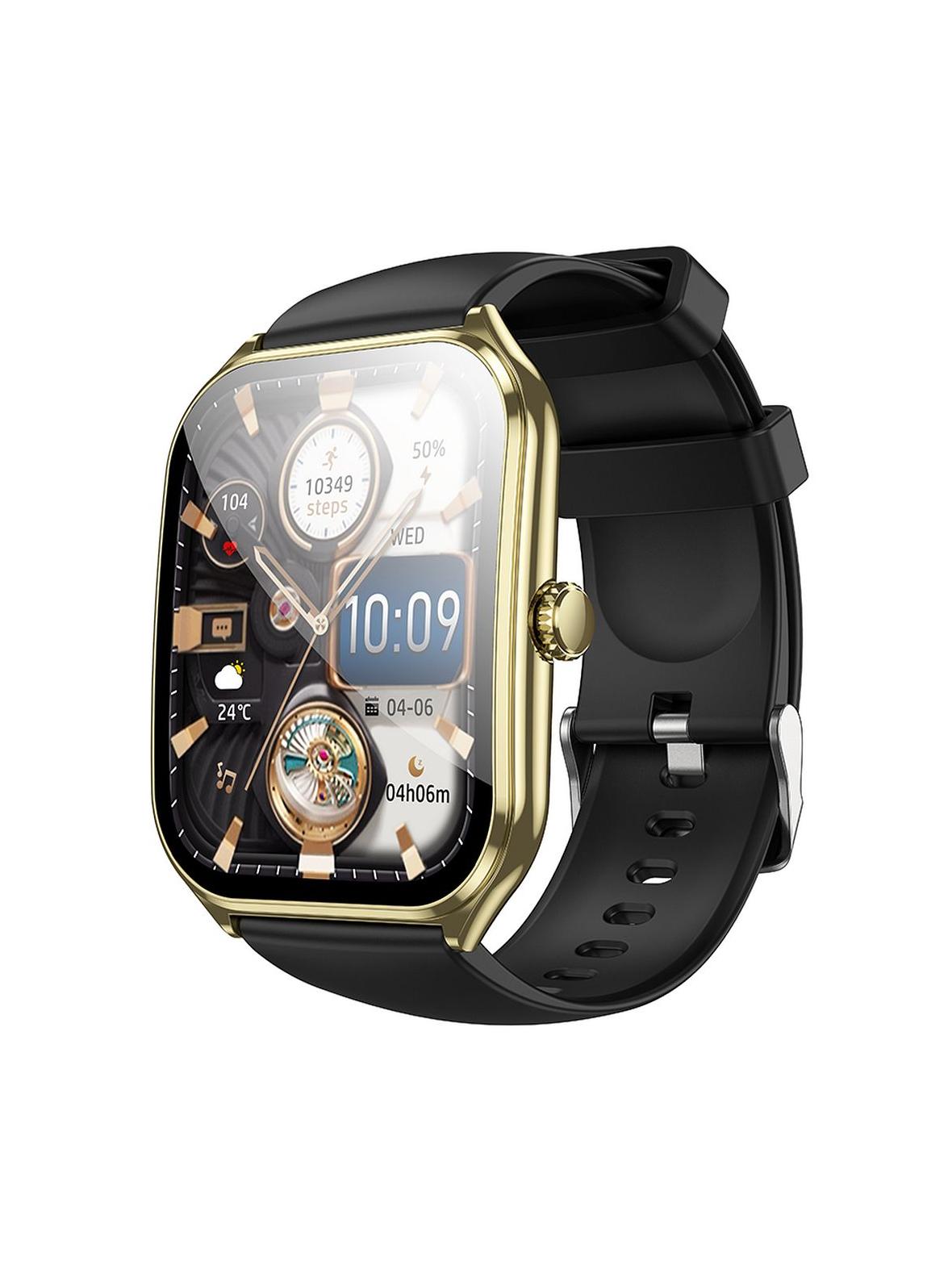 Smartwatch Hoco 1,96" AMOLED IP67 z funkcją rozmowy Y28 złoty