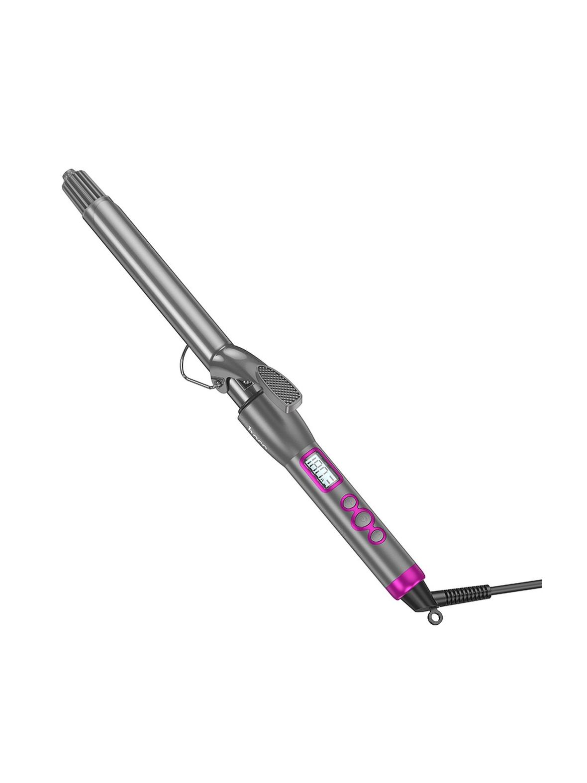 Lokówka do włosów Hoco z wyświetlaczem HP43 szara